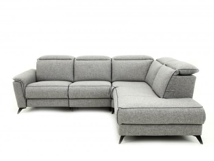 Coltar cu Recliner Live Modular Personalizabil 271x249cm Cadru Lemn Masiv Stil Scandinav Tapiterie Stofa sau Piele [10]