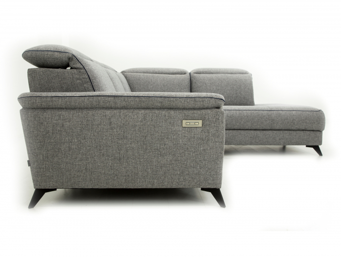Coltar cu Recliner Live Modular Personalizabil 271x249cm Cadru Lemn Masiv Stil Scandinav Tapiterie Stofa sau Piele [11]