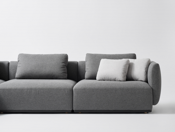Coltar Smooth Modular Personalizabil 411x275cm Stil Contemporan Cadru Lemn Masiv Tapiterie Stofa sau Piele [8]
