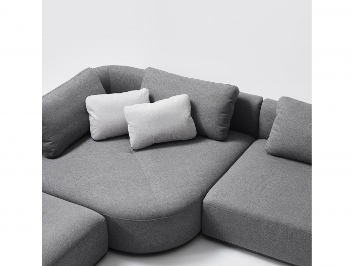 Coltar Smooth Modular Personalizabil 411x275cm Stil Contemporan Cadru Lemn Masiv Tapiterie Stofa sau Piele [9]
