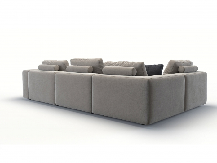 Coltar Soho Modular Personalizabil 335x210cm Stil Contemporan Cadru Lemn Masiv Tapiterie Stofa sau Piele [12]