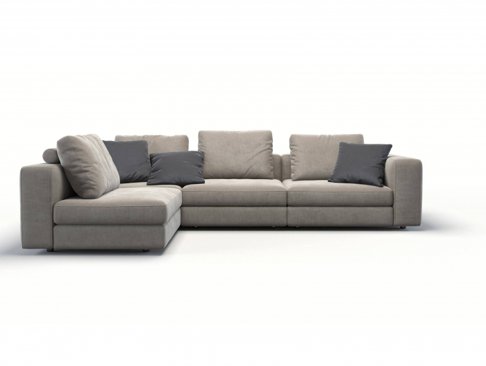 Coltar Soho Modular Personalizabil 335x210cm Stil Contemporan Cadru Lemn Masiv Tapiterie Stofa sau Piele [9]