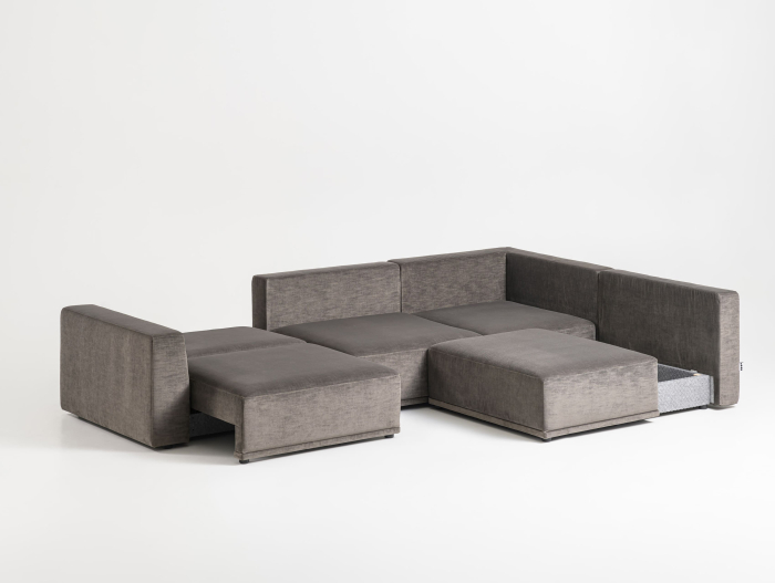 Coltar Tuffy Modular Extensibil Personalizabil 300x200cm cu Spatiu de Depozitare Stil Contemporan Tapiterie Stofa [5]