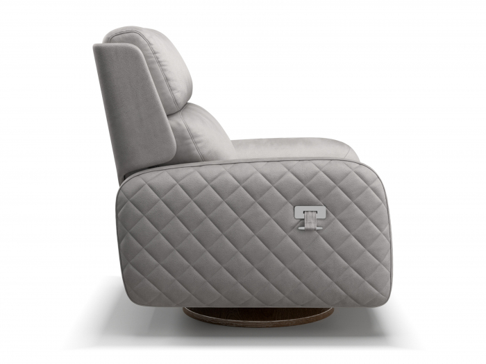 Fotoliu Modern Rotativ cu Recliner Corso Personalizabil Stil Contemporan Cadru Lemn Masiv Tapiterie Stofa sau Piele [21]