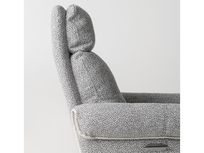 Fotoliu Modern Rotativ cu Recliner Ardea Personalizabil Stil Contemporan Cadru Lemn Masiv Tapiterie Stofa sau Piele [14]