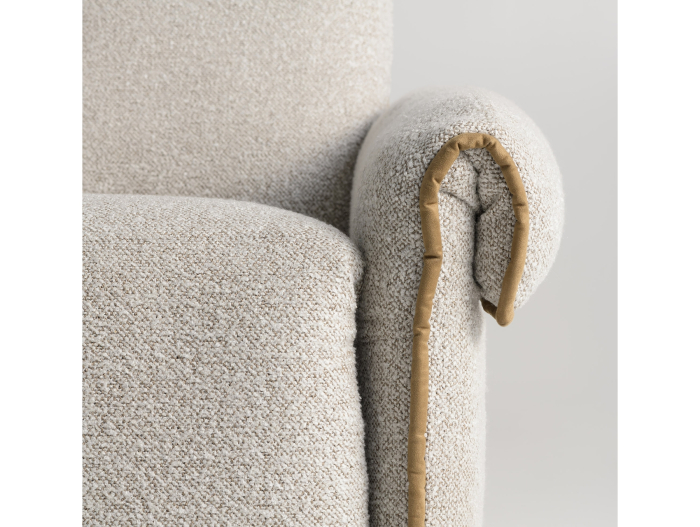 Fotoliu Modern Rotativ cu Recliner Ardea Personalizabil Stil Contemporan Cadru Lemn Masiv Tapiterie Stofa sau Piele [6]