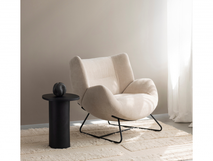Fotoliu Modern Peach Personalizabil Stil Contemporan Tapiterie Stofa sau Piele [2]