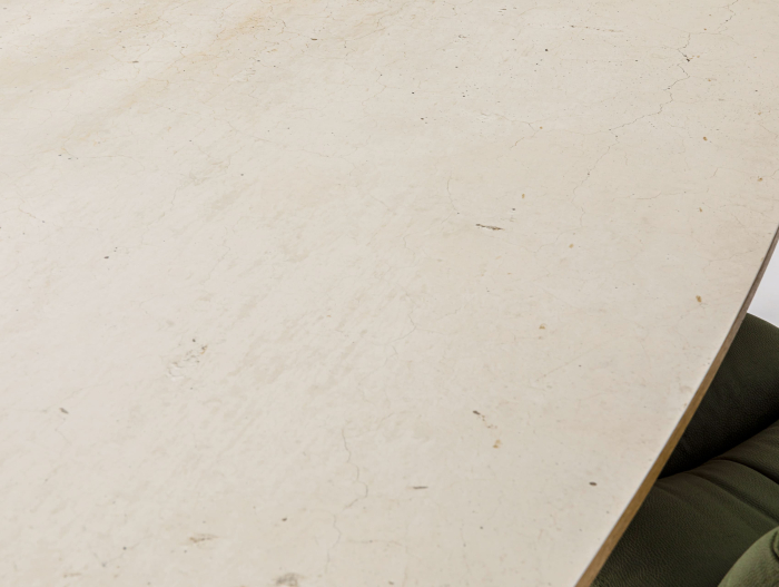 Masa dining Galla, personalizabila, 160x90cm sau 200x100cm, lemn de stejar, ceramica, multiple finisaje disponibile, stil japandi [15]