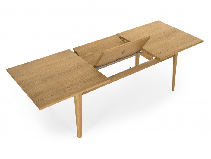 Masa extensibila Atlas 190/270cm, lemn masiv de stejar si panel furniruit, multiple finisaje disponibile, stil modern [8]