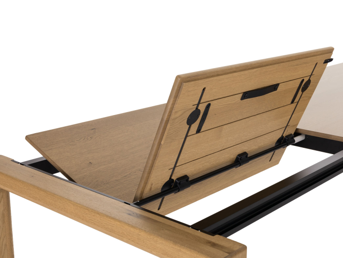 Masa extensibila Bono, personalizabila, dimensiuni variate, lemn de stejar, ceramica, multiple finisaje disponibile, stil minimalist [2]