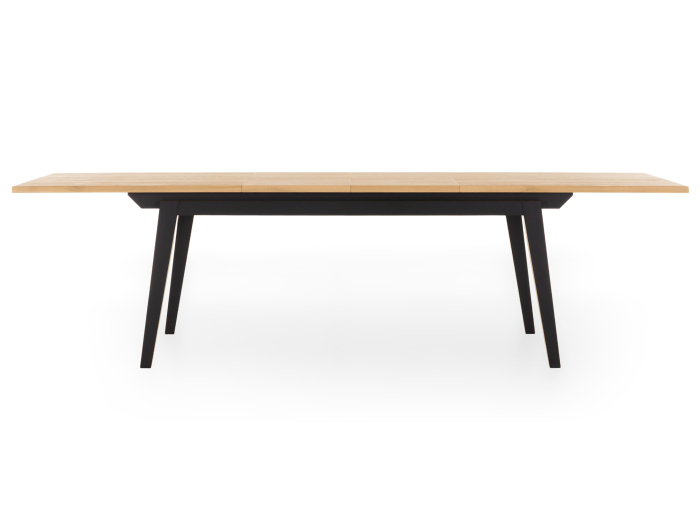 Masa extensibila Corail, lemn masiv de stejar si panel furniruit, finisaj 353, stil industrial [16]