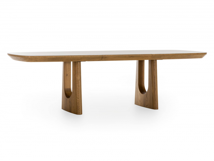 Masa extensibila Galla, personalizabila, dimensiuni variate, lemn de stejar, ceramica, multiple finisaje disponibile, stil japandi [22]