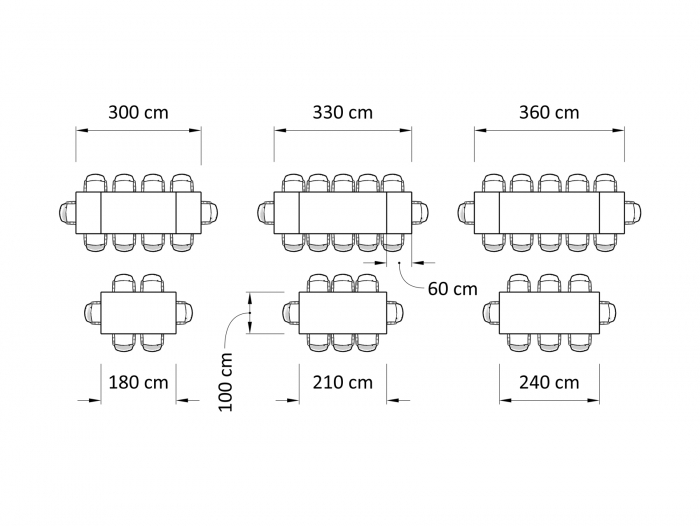 Masa extensibila Linea U, dimensiuni variate, lemn masiv de stejar, panel furniruit si otel, mutiple finisaje disponibile, stil japandi [10]