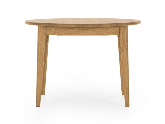 Masa extensibila rotunda Atlas D110/150cm, lemn masiv de stejar, multiple finisaje disponibile, stil modern [3]