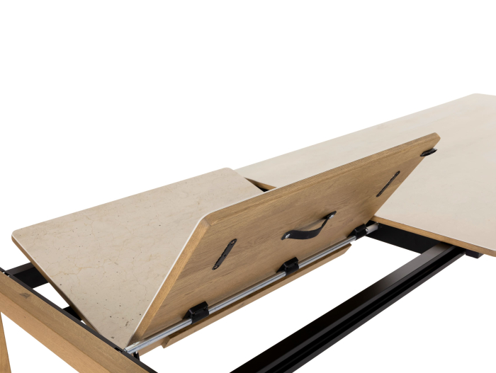 Masa extensibila Treviso, personalizabila, dimensiuni variate, lemn de stejar, ceramica, multiple finisaje disponibile, stil minimalist [2]