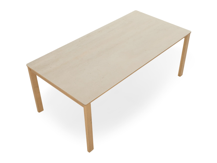 Masa extensibila Treviso, personalizabila, dimensiuni variate, lemn de stejar, ceramica, multiple finisaje disponibile, stil minimalist [5]