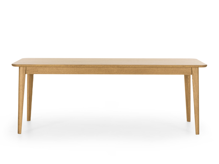 Masa lemn masiv stejar Atlas 210cm, finisaj Castle Oak, stil modern [5]