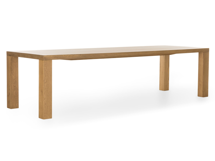 Masa lemn masiv stejar Bokam, 300cm, multiple finisaje disponibile, stil rustic [2]