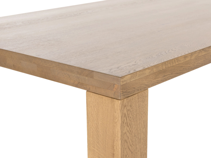 Masa lemn masiv stejar Bokam, 300cm, multiple finisaje disponibile, stil rustic [4]