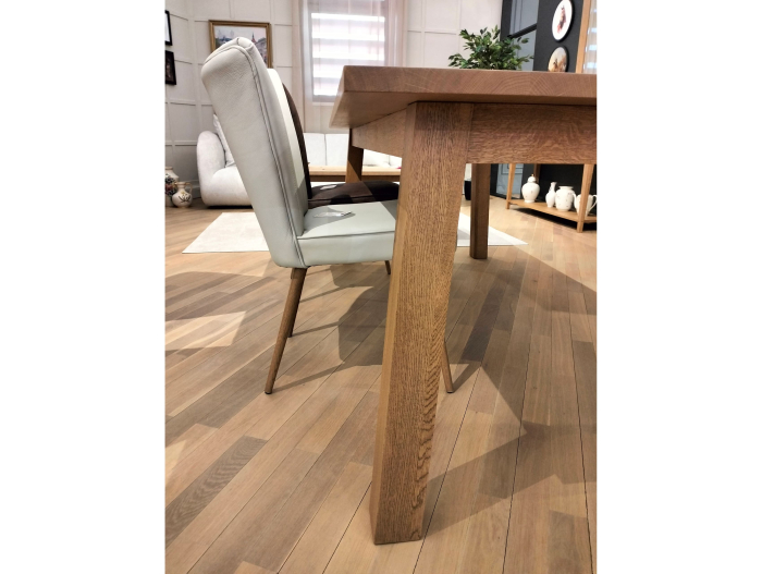 Masa lemn masiv stejar Cult 220cm, multiple finisaje disponibile, stil rustic [8]