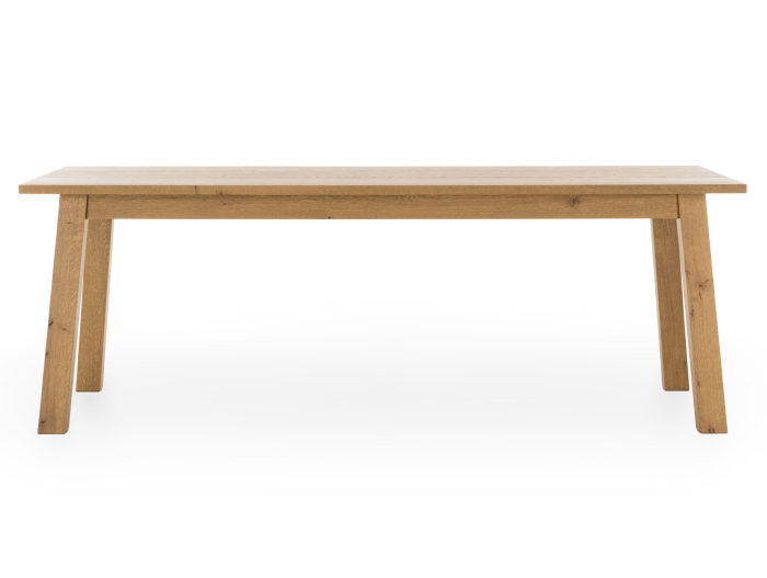 Masa lemn masiv stejar Cult 220cm, multiple finisaje disponibile, stil rustic [4]