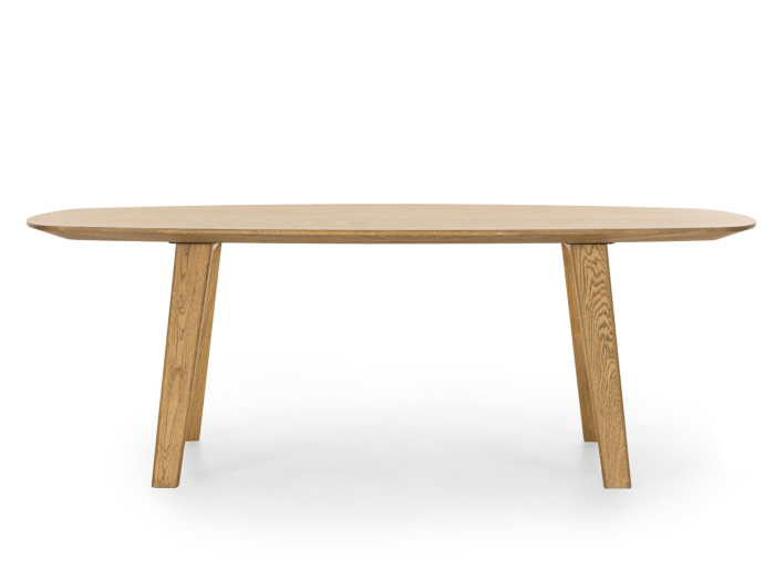 Masa ovalizata Surf Home 220cm (A), lemn de stejar, finisaj Castle Oak, stil contemporan SALE [4]