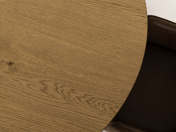 Masa ovalizata Surf Home 220cm (A), lemn de stejar, finisaj Castle Oak, stil contemporan SALE [10]