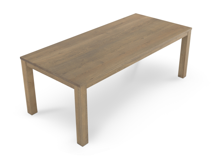 Masa stejar Malaga 220cm, finisaj ulei Old Toendra, stil modern [4]