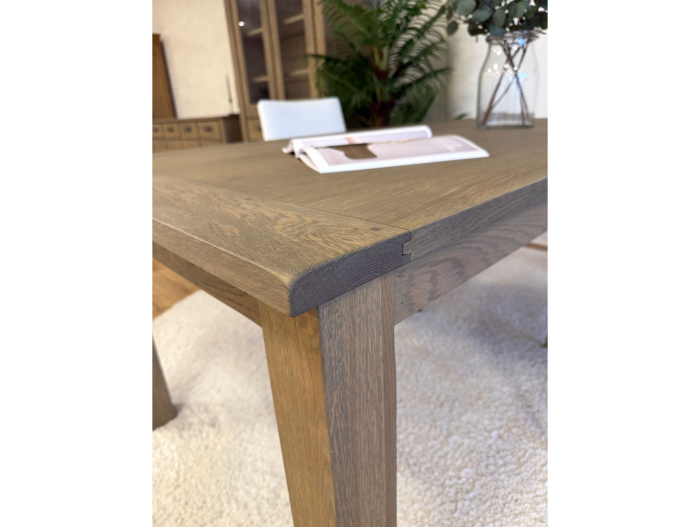 Masa stejar Zurich 190x100cm, finisaj mat, stil rustic [3]