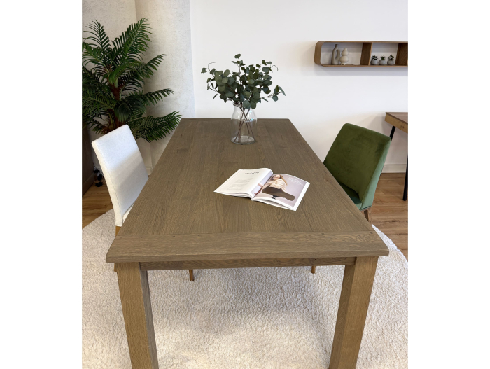 Masa stejar Zurich 190x100cm, finisaj mat, stil rustic [7]