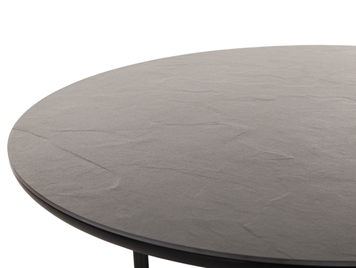 Masuta cafea Helios D87x31cm, placa ceramica, picioare metalice, multiple finisaje disponibile, stil contemporan [3]