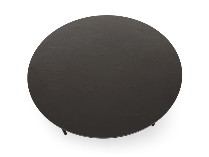 Masuta cafea Helios D87x31cm, placa ceramica, picioare metalice, multiple finisaje disponibile, stil contemporan [2]