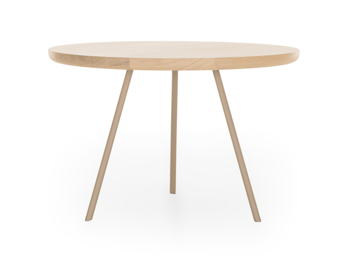 Masuta cafea Osaka D60x40cm, placa lemn masiv de stejar, picioare metalice, multiple finisaje disponibile, stil contemporan [6]