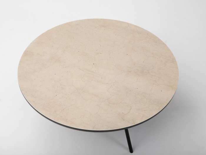 Masuta cafea Osaka D80x30cm, placa ceramica, picioare metalice, multiple finisaje disponibile, stil contemporan [5]