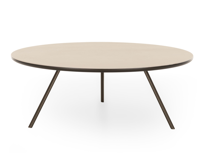 Masuta cafea Osaka D80x30cm, placa ceramica, picioare metalice, multiple finisaje disponibile, stil contemporan [10]