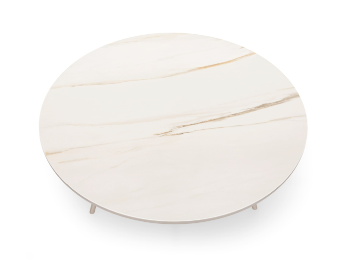 Masuta cafea Osaka D80x30cm, placa ceramica, picioare metalice, multiple finisaje disponibile, stil contemporan [14]