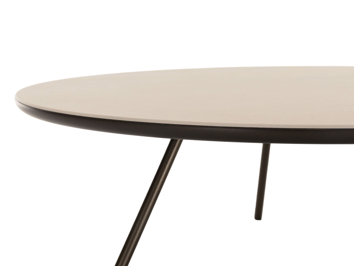 Masuta cafea Osaka D80x30cm, placa ceramica, picioare metalice, multiple finisaje disponibile, stil contemporan [12]