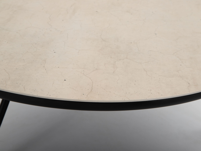 Masuta cafea Osaka D80x30cm, placa ceramica, picioare metalice, multiple finisaje disponibile, stil contemporan [7]