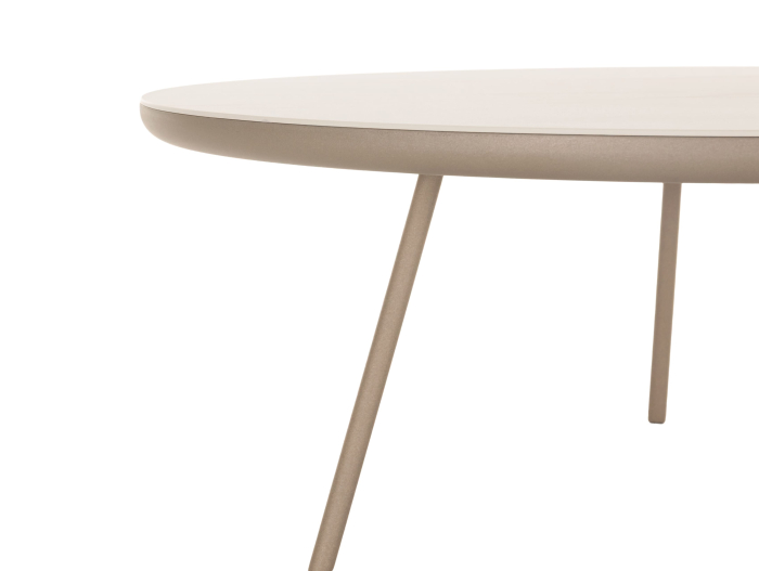 Masuta cafea Osaka D80x30cm, placa ceramica, picioare metalice, multiple finisaje disponibile, stil contemporan [15]