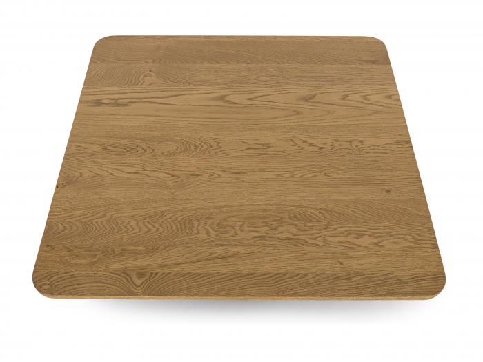Masuta cafea Veneto 80x80x35cm, lemn masiv de stejar si microciment, multiple finisaje disponibile, stil contemporan [6]