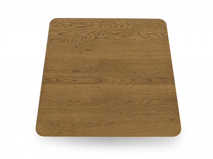 Masuta cafea Veneto 80x80x41cm, lemn masiv de stejar si microciment, multiple finisaje disponibile, stil contemporan [6]