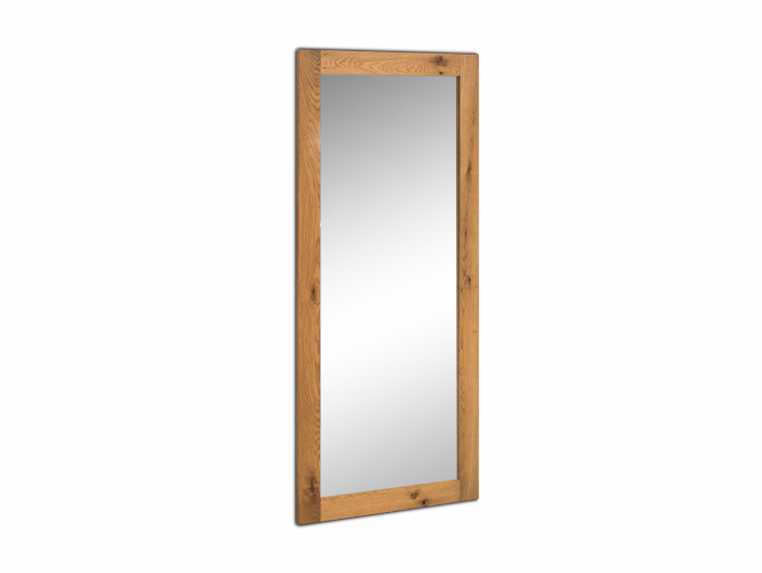 Oglinda de perete Frame 200x90cm, rama din lemn masiv de stejar, multiple finisaje disponibile, stil minimalist [2]