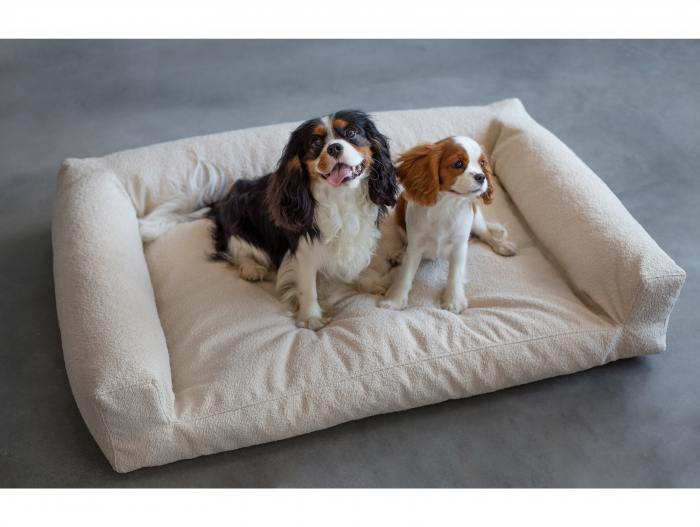 Pat pentru animale de companie Bichon, dimensiuni variate, tapitat, personalizabil, spume moi si stofe durabile [3]