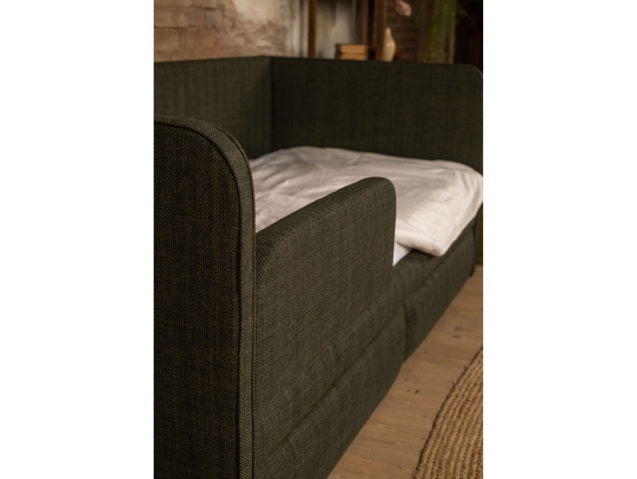 Pat pentru copii tapitat Bari 1, sertare pentru depozitare, picioare plastic 3cm, stil contemporan, personalizabil [13]