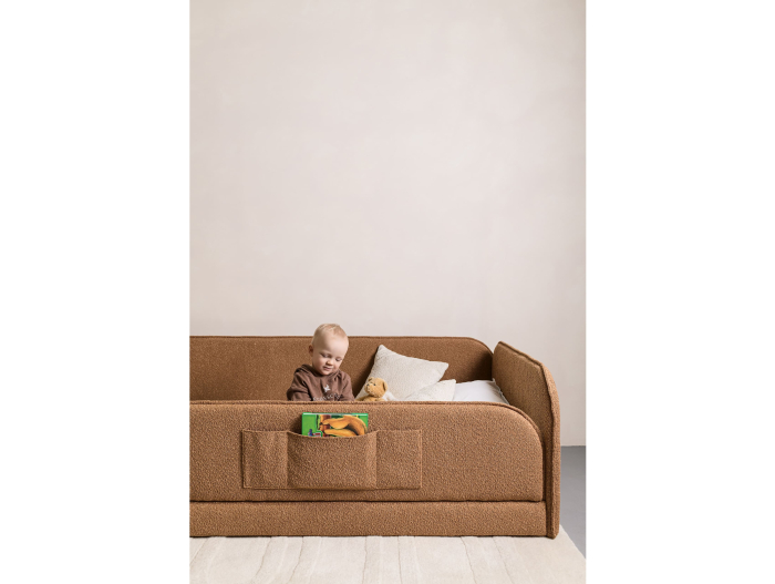 Pat pentru copii tapitat Rio, fara lada depozitare, picioare plastic 1cm, stil contemporan, personalizabil [16]