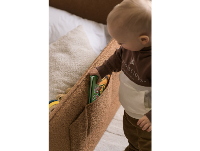 Pat pentru copii tapitat Rio, fara lada depozitare, picioare plastic 1cm, stil contemporan, personalizabil [18]