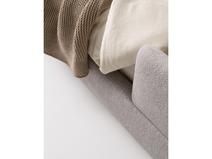 Pat pentru copii tapitat Soft, cu laterala de protectie, spatiu de depozitare, picioare lemn 4cm, stil contemporan, personalizabil [7]