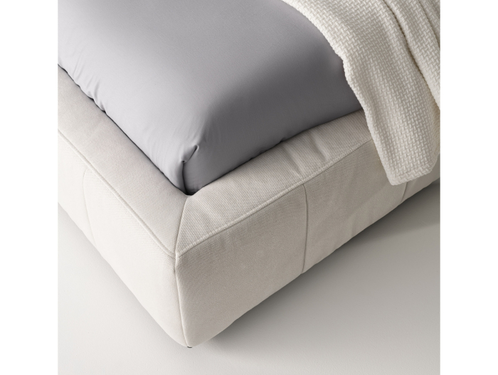 Pat tapitat Estro H90cm cu tablie capitonata, lada depozitare, somiera metalica, picioare lemn 4cm, laterale dehusabile, stil contemporan, personalizabil [6]