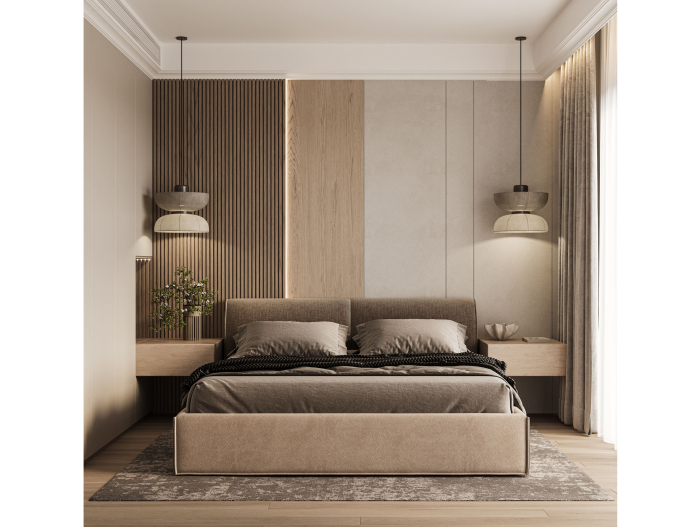 Pat tapitat Novara cu tablie inalta, lada depozitare, somiera metalica, picioare metalice 11cm, laterale dehusabile, stil modern, personalizabil [21]