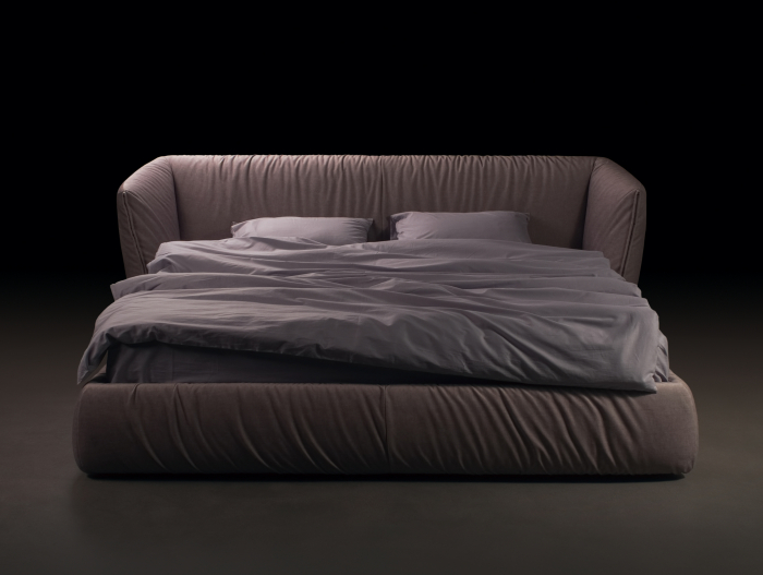 Pat tapitat Too Night, tablie inalta capitonata, lada depozitare, somiera metalica, picioare lemn 4cm, laterale dehusabile, stil contemporan, personalizabil [9]